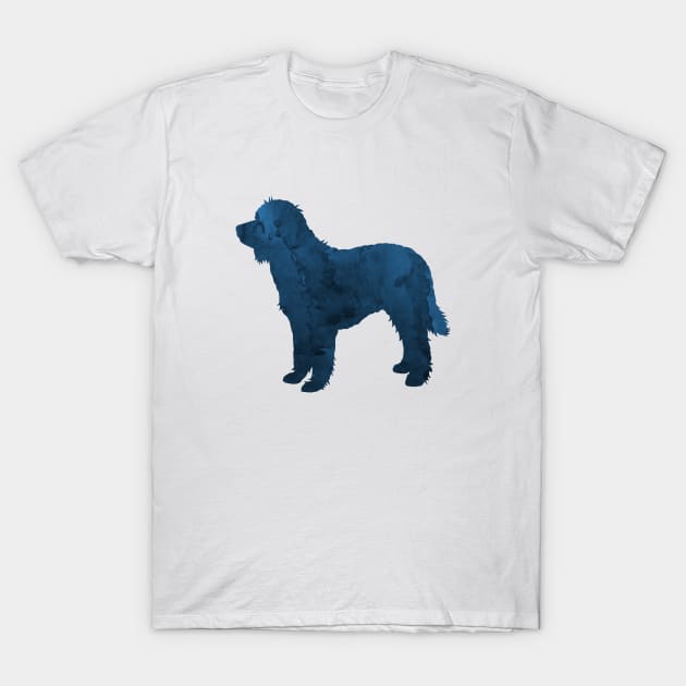 Goldendoodle Labradoodle Silhouette T-Shirt by TheJollyMarten